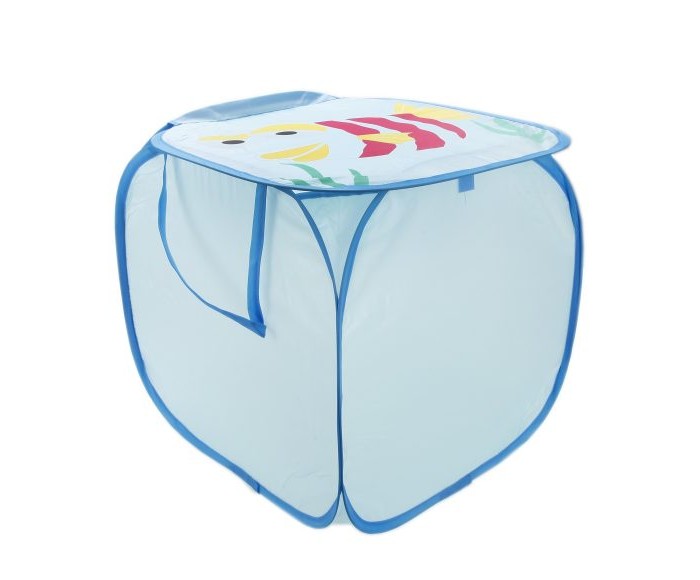 

Наша Игрушка Корзина для игрушек Рыбка 43х43х43см, Корзина для игрушек Рыбка 43х43х43см
