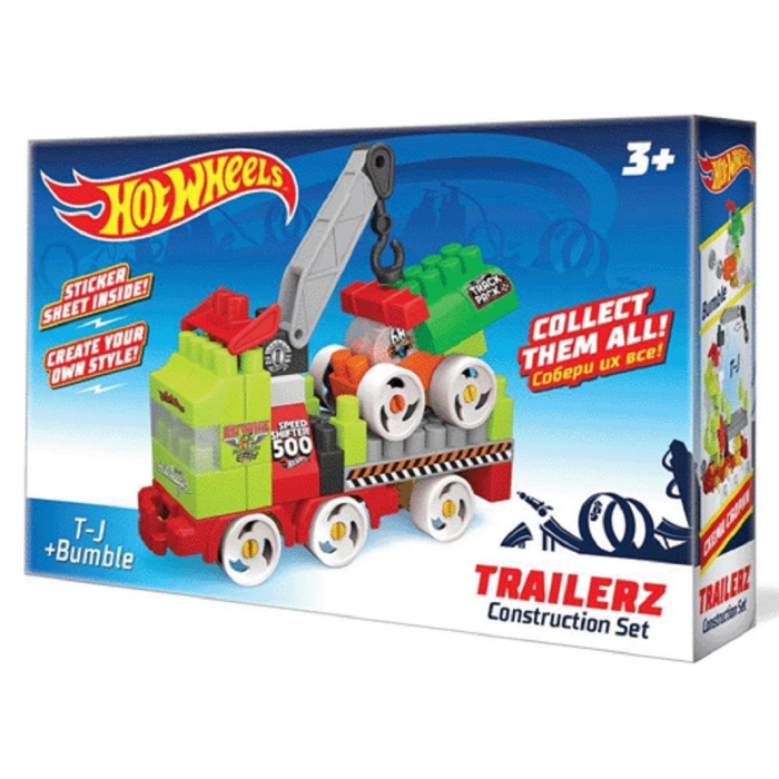 

Конструктор Bauer Hot Wheels серия Trailerz T-J + Bumble (45 деталей), Hot Wheels серия Trailerz T-J + Bumble (45 деталей)