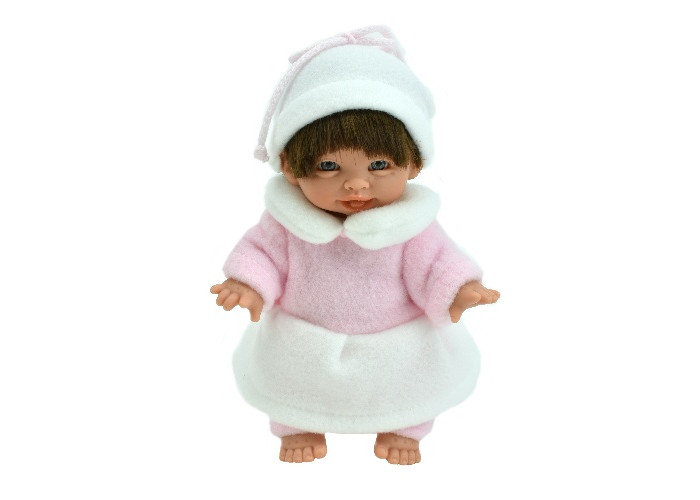 цена Куклы и одежда для кукол Lamagik S.L. Кукла Джестито Инфант в светло-розовом свитере смеется 18 см