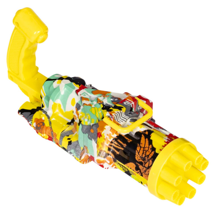 Bondibon Пистолет-вентилятор для мыльных пузырей Наше Лето Мыльная пушка со светом