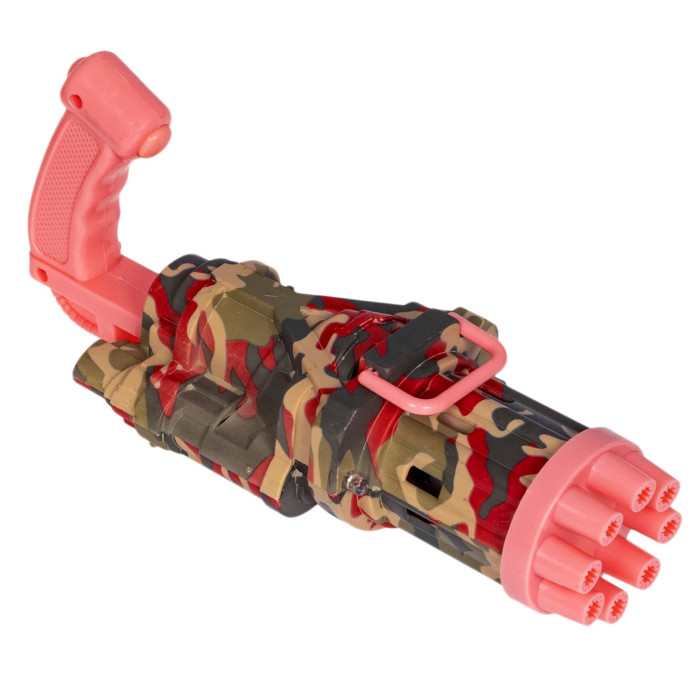 Bondibon Пистолет-вентилятор для мыльных пузырей Наше Лето Мыльная пушка со светом