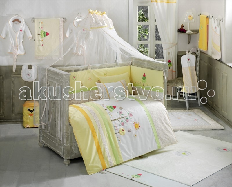 Комплекты в кроватку Kidboo Sunny Day (6 предметов) балдахин kidboo sunny day белый желтый