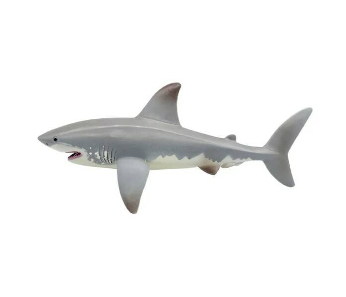 Детское время Фигурка - Большая белая акула фигурка звезда в звезде большая красный металлик половинка 69 5х60 3 см