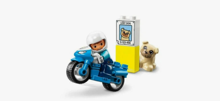 Конструктор Lego Police Motorcycle конструктор lego duplo town police station helicopter 10959