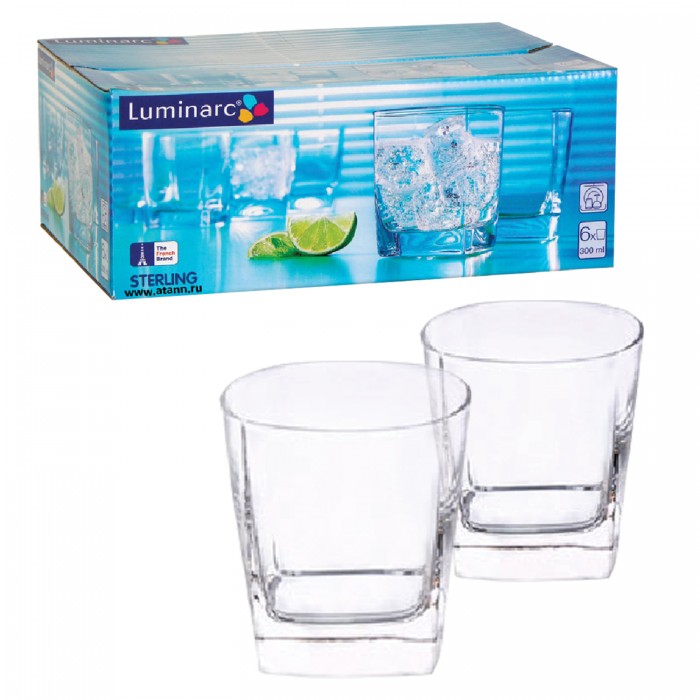 Luminarc Набор стаканов для сока  низкие 6 шт. 300 мл H7669 - фото 1