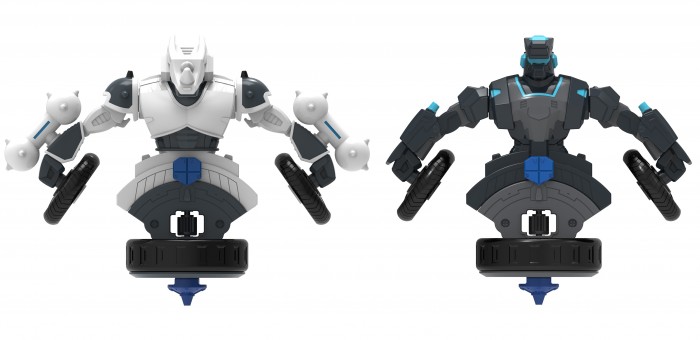 цена Роботы Spin Racers Игровой набор волчков-трансформеров 2 в 1 Шершень и Аэролит