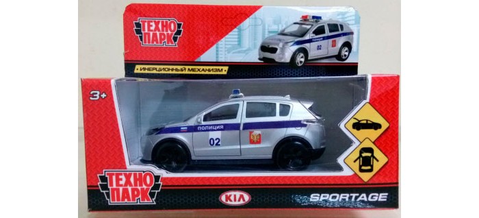 Технопарк Машина Kia Sportage полиция