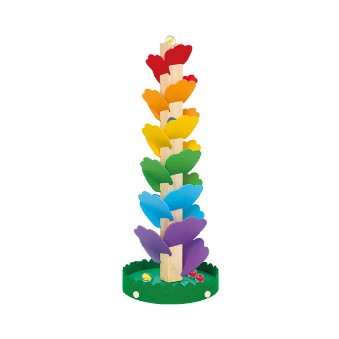 Деревянная игрушка Tooky Toy Разноцветная головоломка-лабиринт