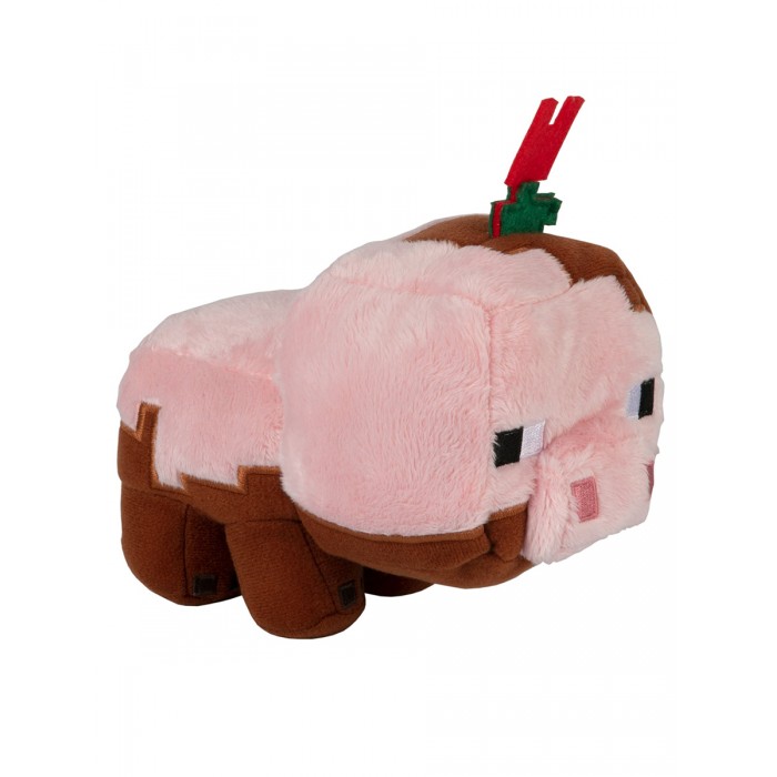 фото Мягкая игрушка minecraft earth happy explorer muddy pig свинья 12 см