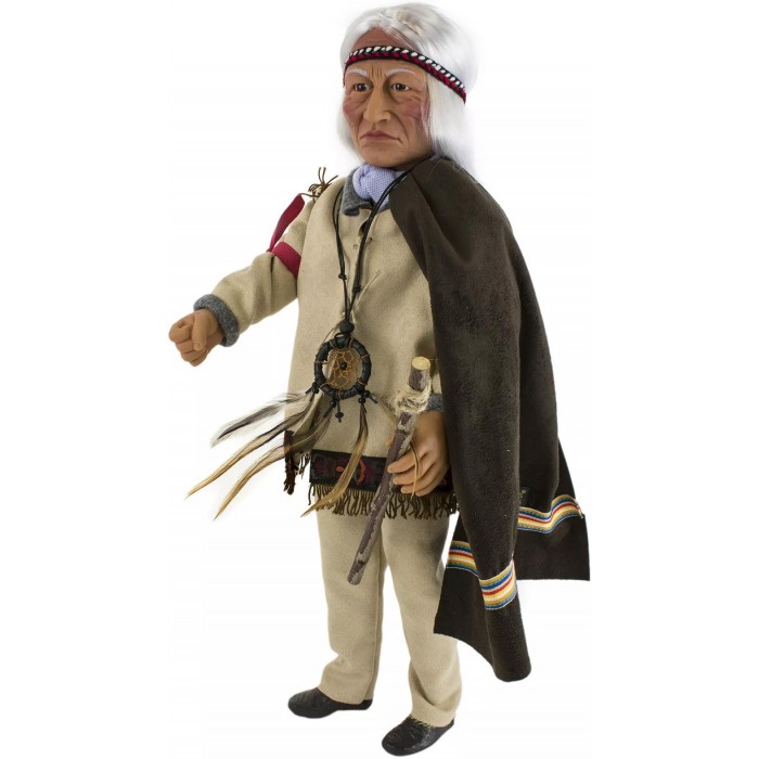 Куклы и одежда для кукол Lamagik S.L. Кукла Индеец Sitting Bull 41 см куклы и одежда для кукол lamagik s l кукла индианка tribu hupa 41 см