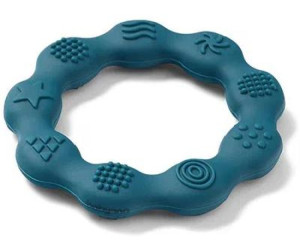 Прорезыватель BabyOno силиконовый Ring - Темно-синий