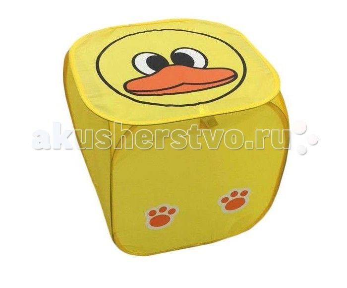 

Наша Игрушка Корзина для игрушек Утенок 43х43х43 см, Корзина для игрушек Утенок 43х43х43 см