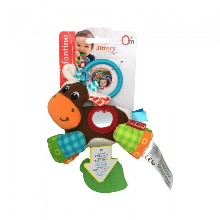 Подвесные игрушки Infantino Коровка 5058 подвесные игрушки infantino развивающая игрушка спиралька