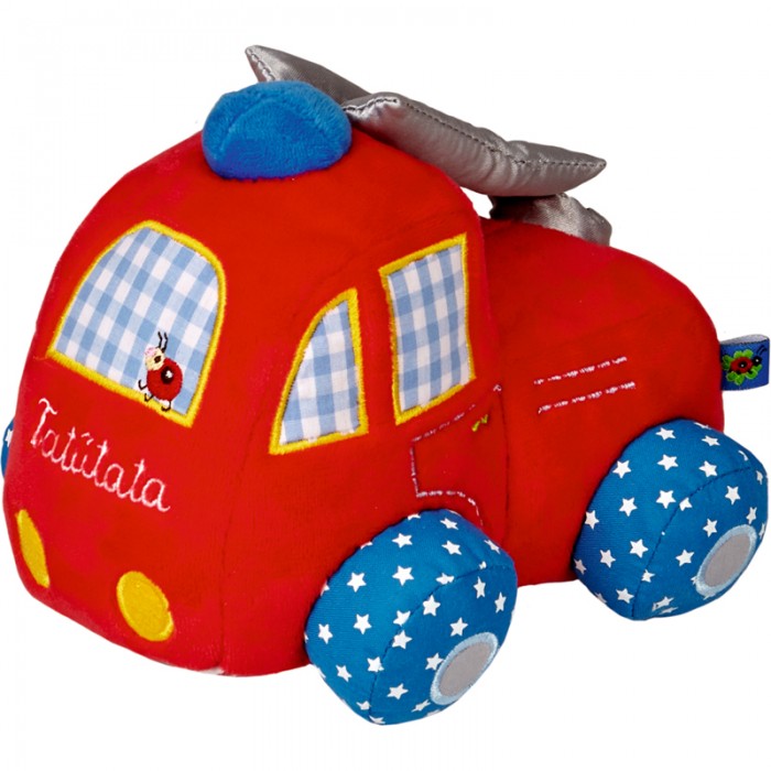 Мягкая игрушка Spiegelburg Пожарная машина Baby Gluck 18 см подвесная игрушка spiegelburg божья коровка baby gluck