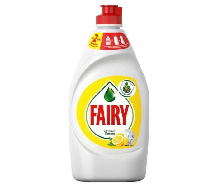 фото Fairy средство для мытья посуды сочный лимон 1,35 л