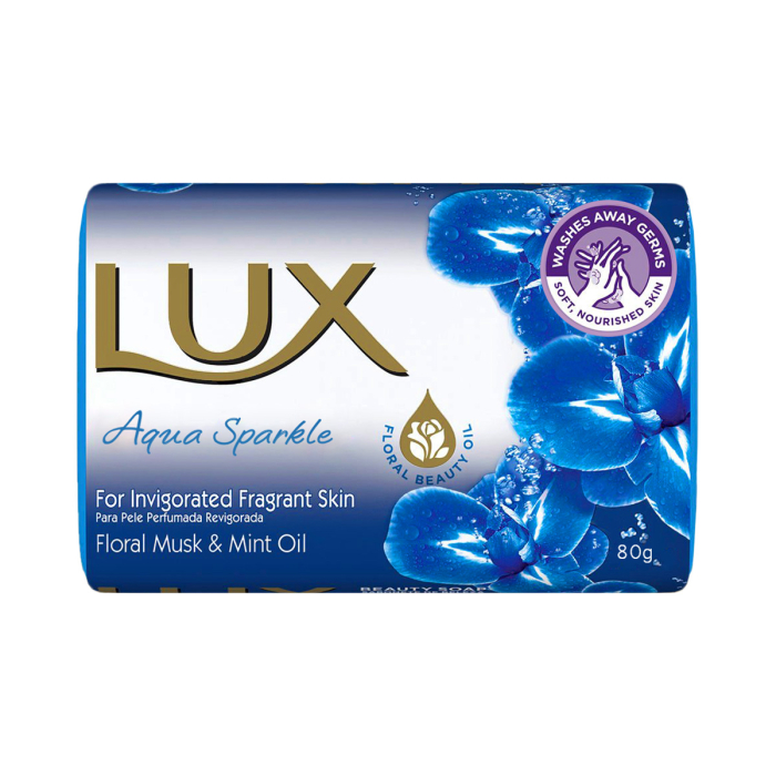  Lux Кусковое туалетное мыло Aqua Sparkle 80 г