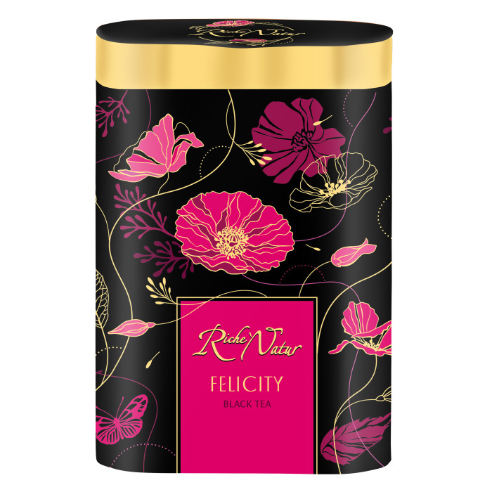 Riche Natur Чай черный ароматизированный крупнолистовой Felicity 100 г 0396_3015 - фото 1