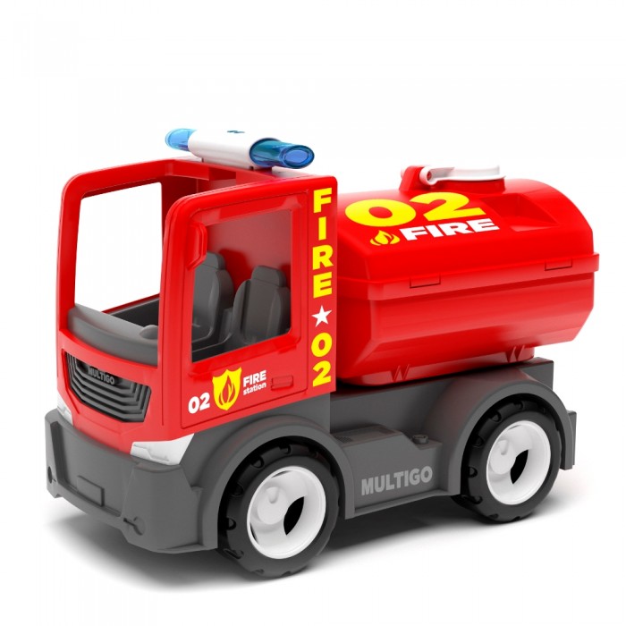 машины efko грузовик с цистерной и сменным кузовом 27012 Машины Efko Пожарный грузовик с цистерной