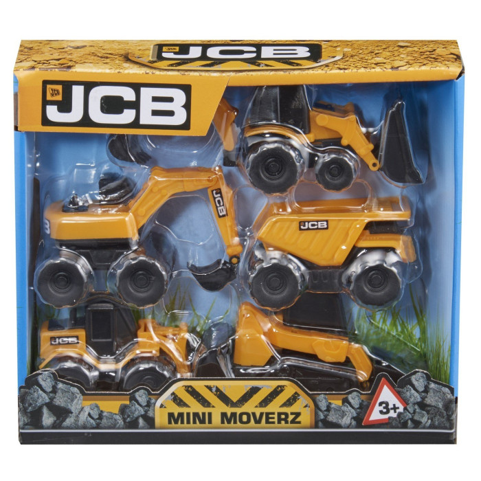 JCB Строительная техника JCB серия Mini Moverz игрушечная техника junfa мясорубка мини серия мой дом wk b2130