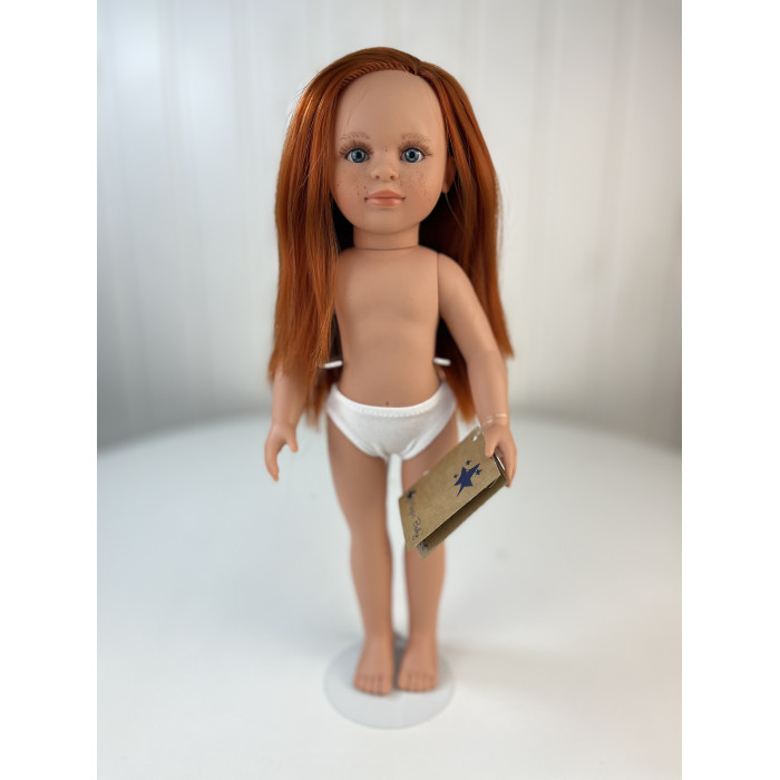 цена Куклы и одежда для кукол Lamagik S.L. Кукла Нина рыжие волосы без одежды 33 см