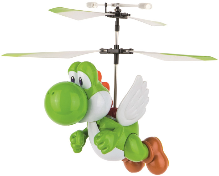 Carrera Вертолет на р/у Super Mario - Летающий Йоши мягкая игрушка abtoys super soft хамелеон зеленый 34см