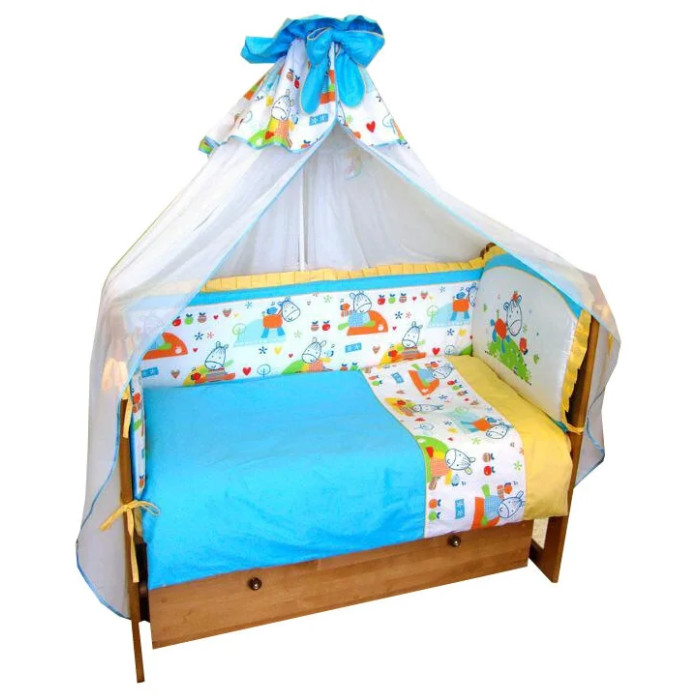 Комплекты в кроватку Sonia Kids Ослик-хвостик (7 предметов) комплекты в кроватку sonia kids джунгли 7 предметов