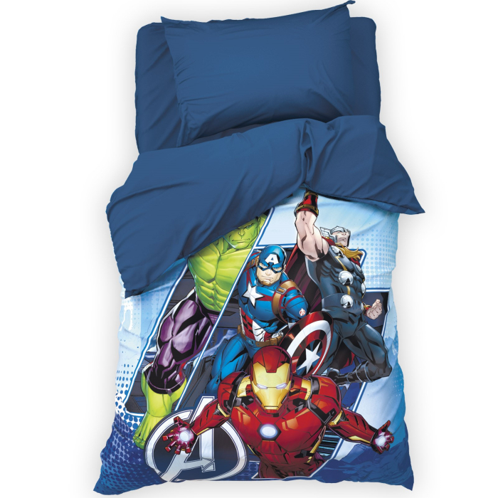 Постельное белье Marvel 1.5 спальное Мстители (3 предмета)