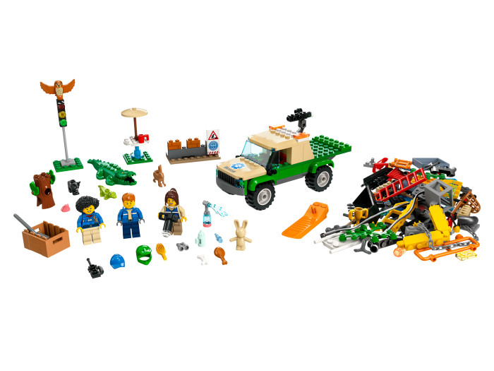 Конструктор Lego City Миссии по спасению диких животных