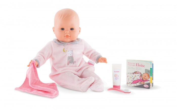 цена Куклы и одежда для кукол Corolle Кукла в наборе Элоиза собирается ко сну с ароматом ванили 36 см