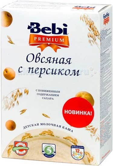 Bebi premium каша молочная овсяная