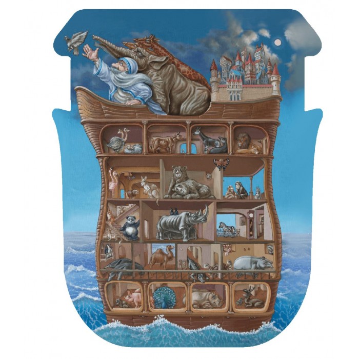 Деревянная игрушка Davici Пазл Ноев ковчег (210 элементов)