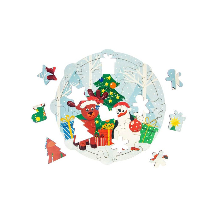 

Woodlandtoys Пазл Новогоднее настроение, Пазл Новогоднее настроение
