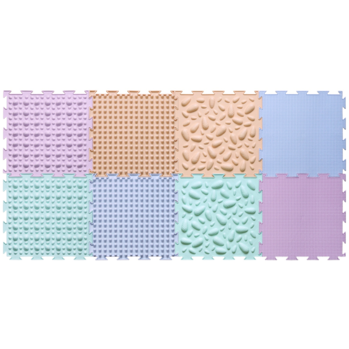Развивающие коврики ОртоДон Модульный коврик Набор №2 - Малыш» пастель (8 пазлов) набор 2 малыш
