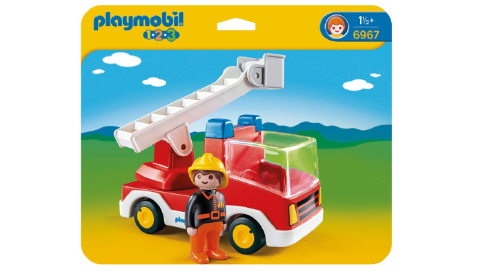 цена Игровые наборы Playmobil Игровой набор Пожарная машина с лестницей