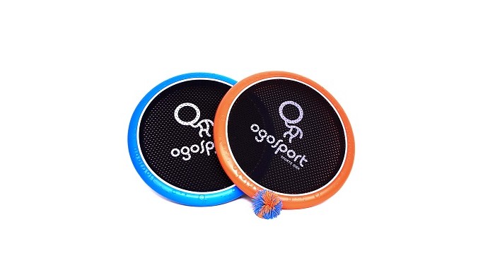 набор для игры на воде волейбол сетка и мяч 252х64см от 3 лет Спортивный инвентарь Огоспорт Набор OgoDisk Mini с тарелками и мячиком