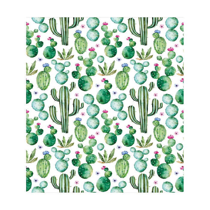 JoyArty Сумка рюкзак-мешок Кактус акварелью для обуви и вещей 38x40 см