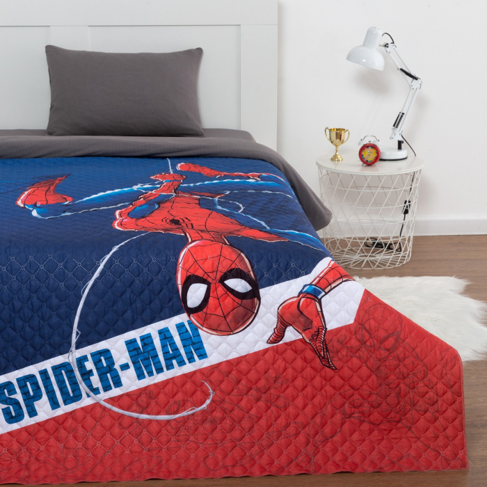 Marvel Покрывало 1.5 спальное Человек паук 210х145 см