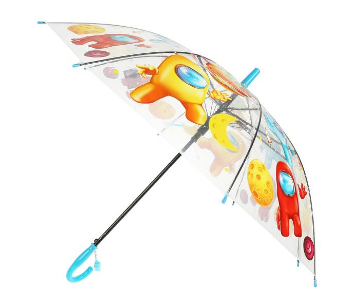 Зонт Играем вместе детский прозрачный Among us 50 см зонт пляжный 170 см с наклоном 8 спиц металл премиум y9 018