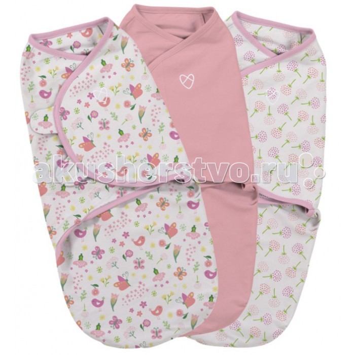 фото Пеленка summer infant swaddleme конверт для пеленания на липучке 3 шт