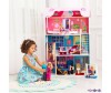  Paremo Деревянный кукольный домик Муза с мебелью и качелями (16 предметов) - Paremo Кукольный домик для Барби Муза