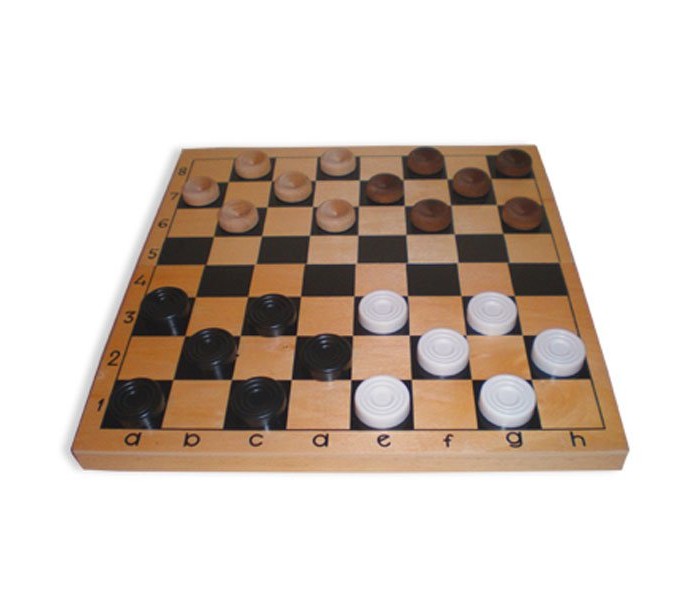 фото Mpsport шашки пластмассовые в деревянной коробке