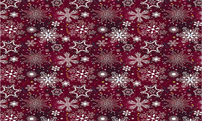 JoyArty Придверный коврик в прихожую Яркие снежинки 75x45 см
