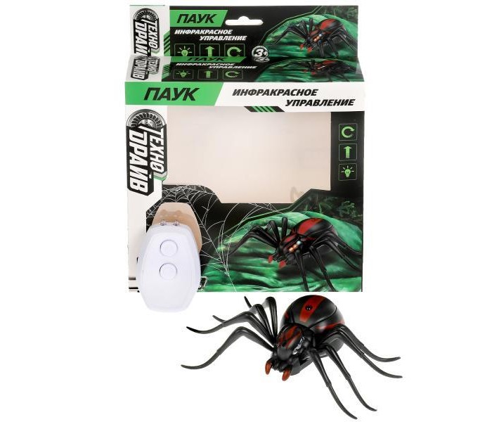 Технодрайв Игрушка на инфракрасном управлении Паук spider man игрушка человек паук бенди веном