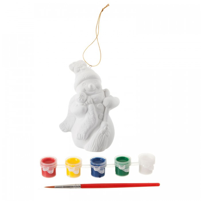 Bondibon Набор для творчества Ёлочные украшения Снеговик 11 см фигурка декоративная снеговик 33 см syxrwwa 4723009