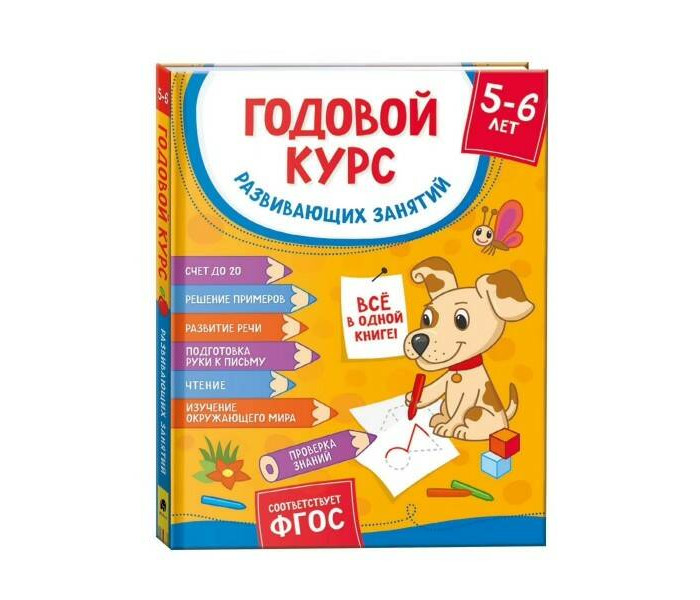 

Росмэн Годовой курс развивающих занятий для детей 5 – 6 лет, Годовой курс развивающих занятий для детей 5 – 6 лет