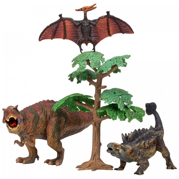 Игровые фигурки Masai Mara Набор Динозавры и драконы для детей Мир динозавров (4 предметов)