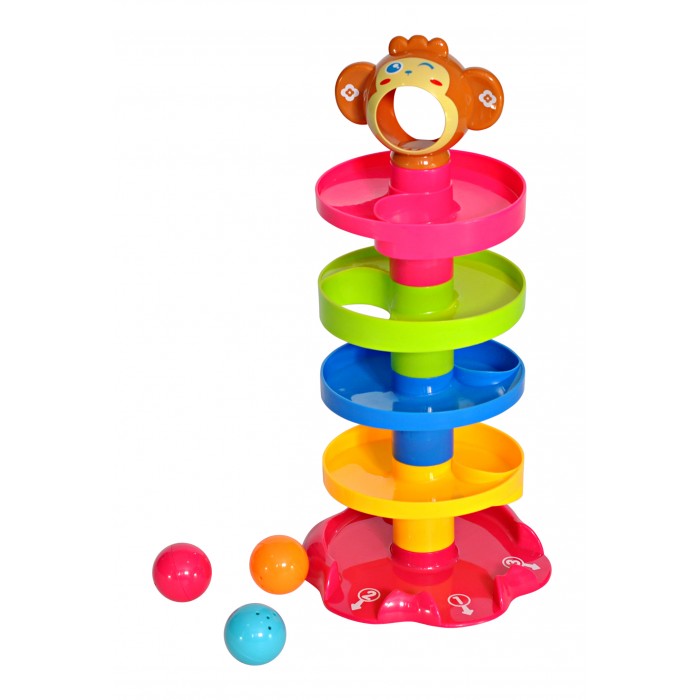Развивающая игрушка Everflo Пирамидка Обезьянка развивающая игрушка everflo stacking blocks