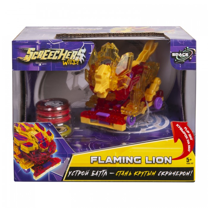 

Дикие Скричеры Машинка-трансформер Флэйминг Лайон S2, Машинка-трансформер Флэйминг Лайон S2