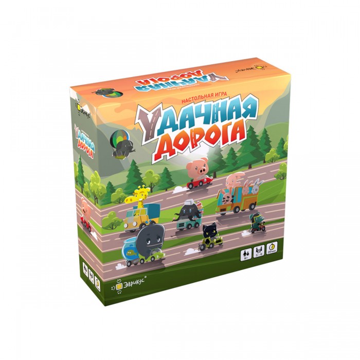 

Эврикус Игра настольная Удачная дорога, Игра настольная Удачная дорога