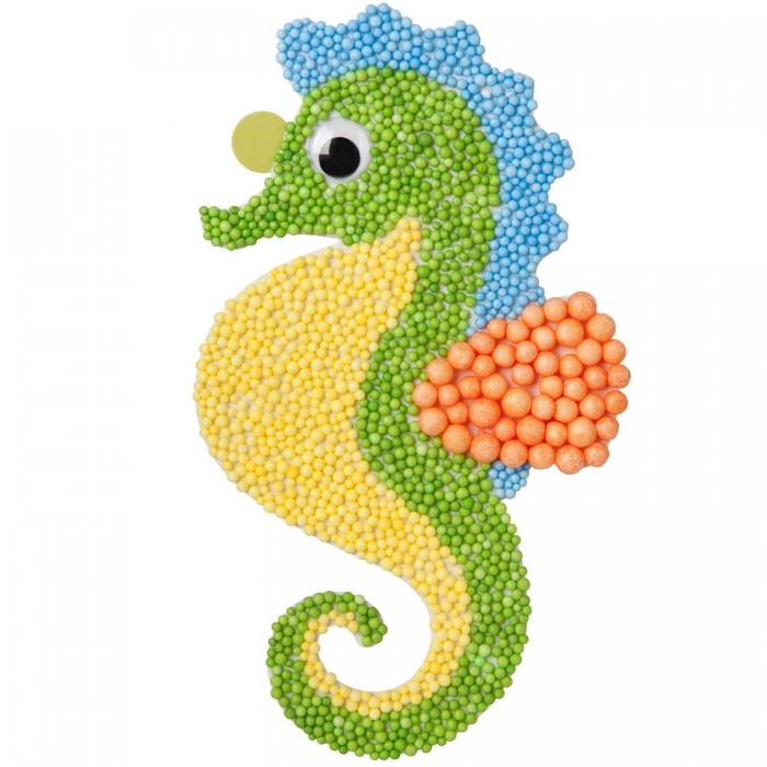 Bondibon Набор для творчества Мозаика из шариков Морской конек ecoiffier детский набор для песочницы морской